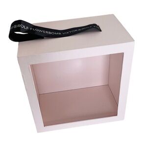 Viktor & Rolf Flowerbomb Empty Box with Clear Window and Drawer Storage